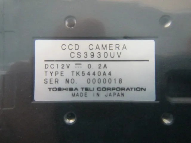 도시바 테리 CS3930UV CCD 카메라 상세 이미지 - ASKINDEX 코리아