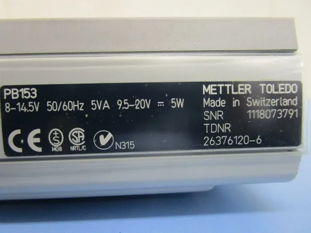 Mettler PB153 electronic scale Detail Image - ASKINDEX Korea