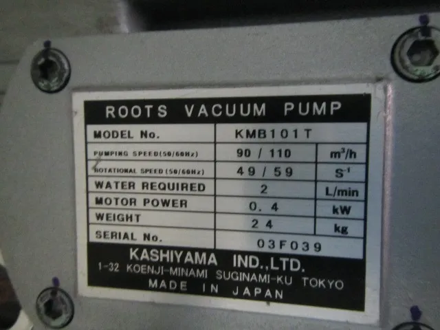 Kashiyama HC30A Vacuum pump (set) Detail Image - ASKINDEX Korea