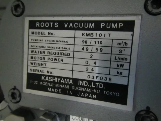 Kashiyama HC30A Vacuum pump (set) Detail Image - ASKINDEX Korea
