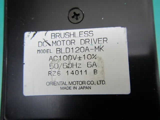 오리엔탈 모터 BLD120A-MK 브러시리스 DC 모터용 드라이버 상세 이미지 - ASKINDEX 코리아