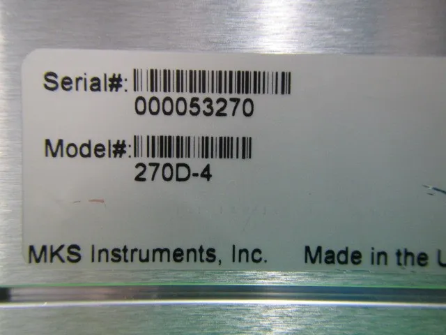 MKS 270D-4 압력 컨트롤러 상세 이미지 - ASKINDEX 코리아