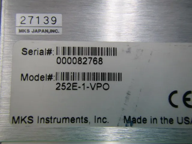 MKS 252E-1-VP0 배기 밸브용 컨트롤러 상세 이미지 - ASKINDEX 코리아