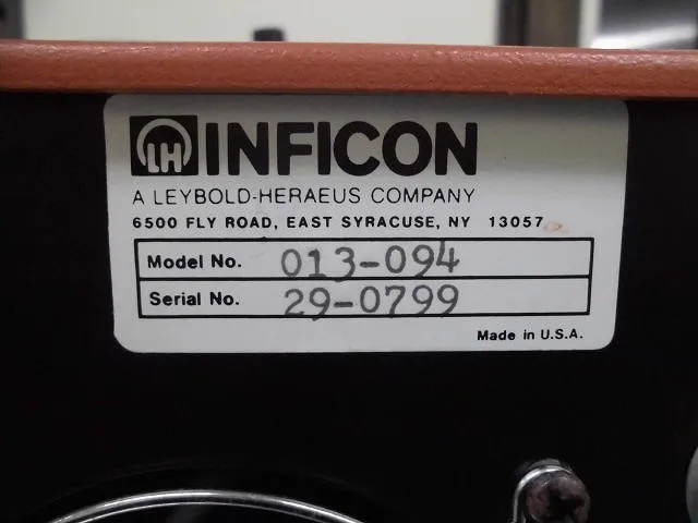 Inficon IC6000 Thin Film Controller Detail Image - ASKINDEX Korea