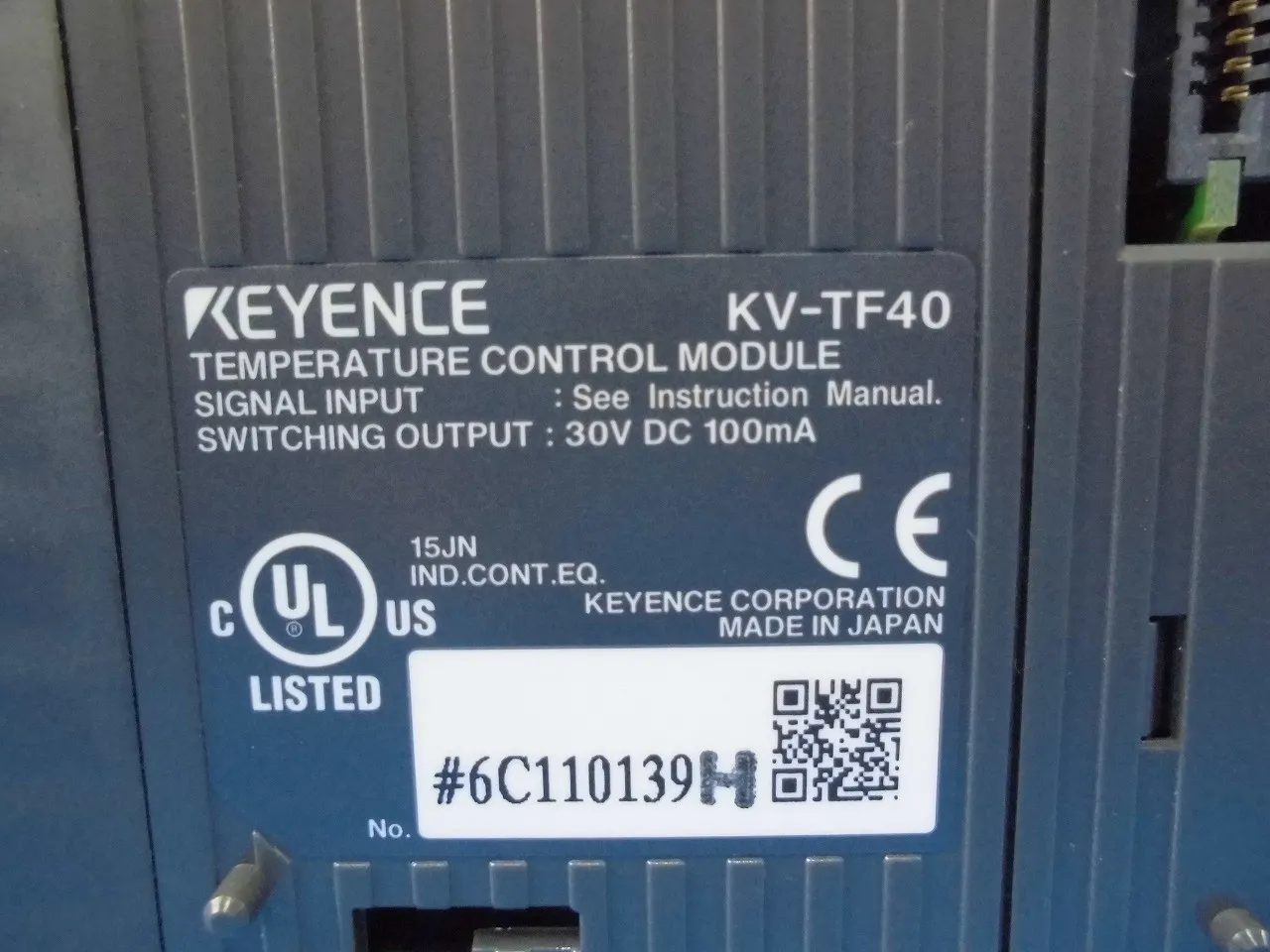 Keyence KV-TF40 시퀀서(PLC) 상세 이미지 - ASKINDEX 코리아