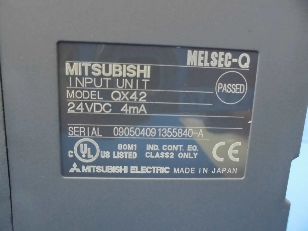 Mitsubishi Electric QX42 Sequencer (PLC) Detail Image - ASKINDEX Korea