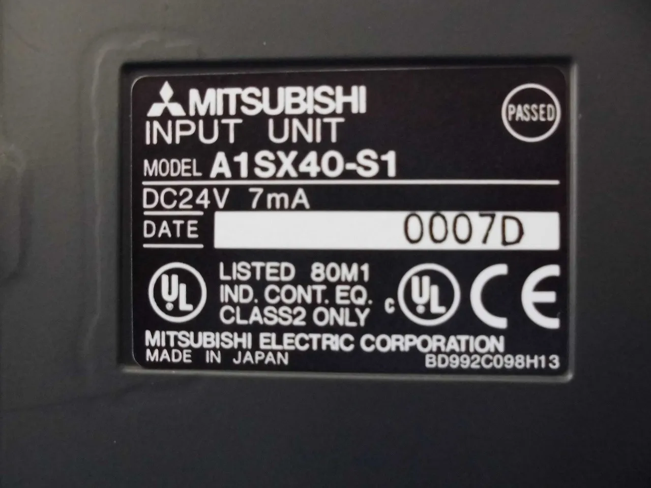 미쓰비시 전기 A1SX40-S1 시퀀서(PLC) 상세 이미지 - ASKINDEX 코리아