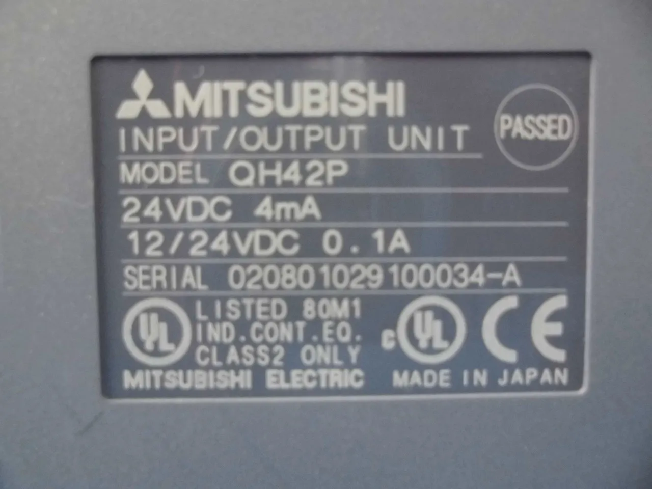미쓰비시 전기 QH42P 시퀀서(PLC) 상세 이미지 - ASKINDEX 코리아