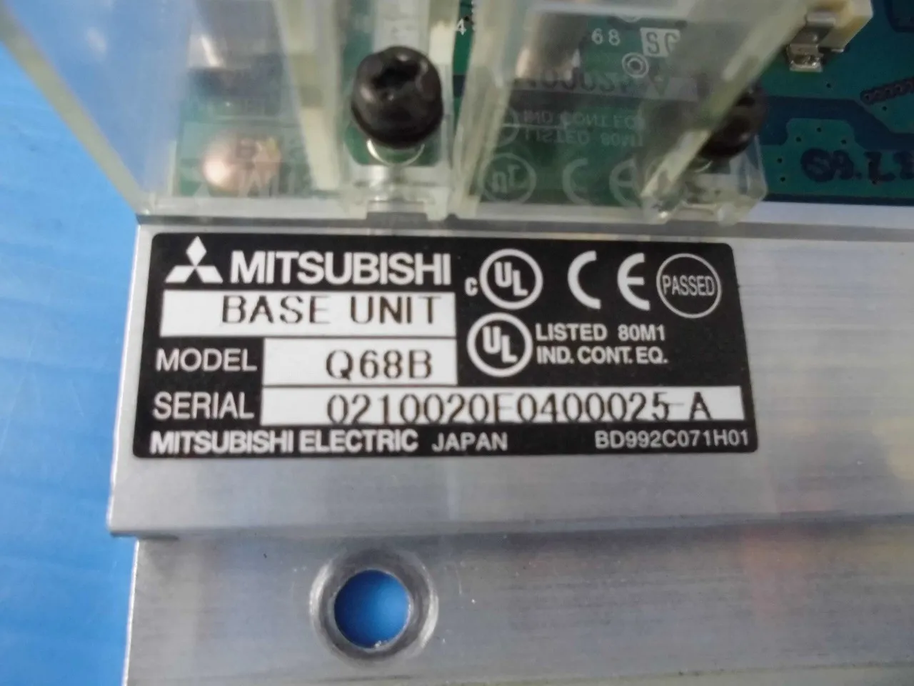 미쓰비시 전기 Q68B PLC 시퀀서 (베이스 유닛) 상세 이미지 - ASKINDEX 코리아