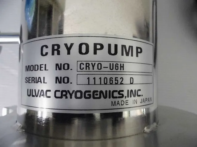 Albuck CRYO-U6H Cry -pump Detail Image - ASKINDEX Korea