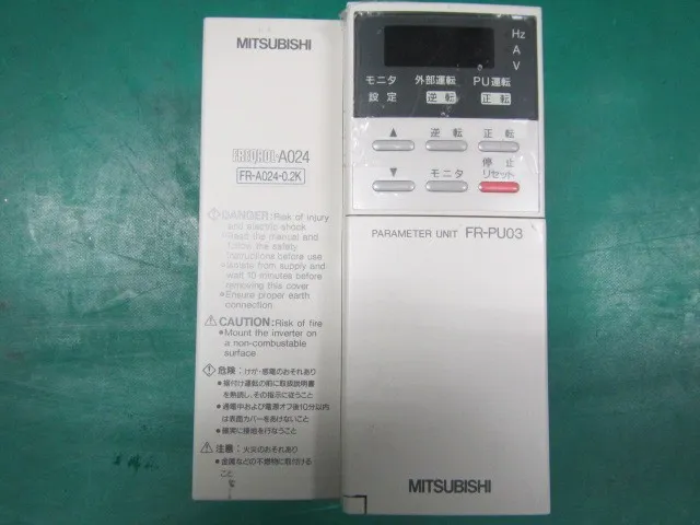 미쓰비시 전기 FR-A024-0.2KP 인버터 상세 이미지 - ASKINDEX 코리아