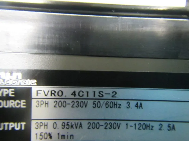 후지 전기 FVR0.4C11S-2 인버터 상세 이미지 - ASKINDEX 코리아