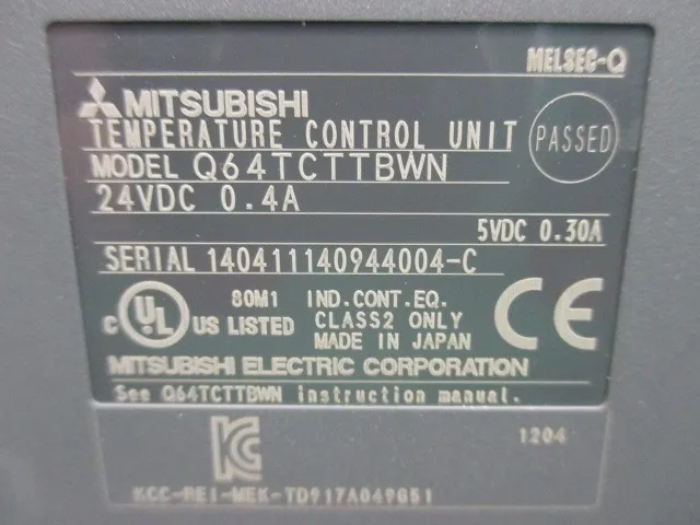 미쓰비시 전기 Q64TCTTBWN 시퀀서 (PLC) (온도 조절 유닛) 상세 이미지 - ASKINDEX 코리아