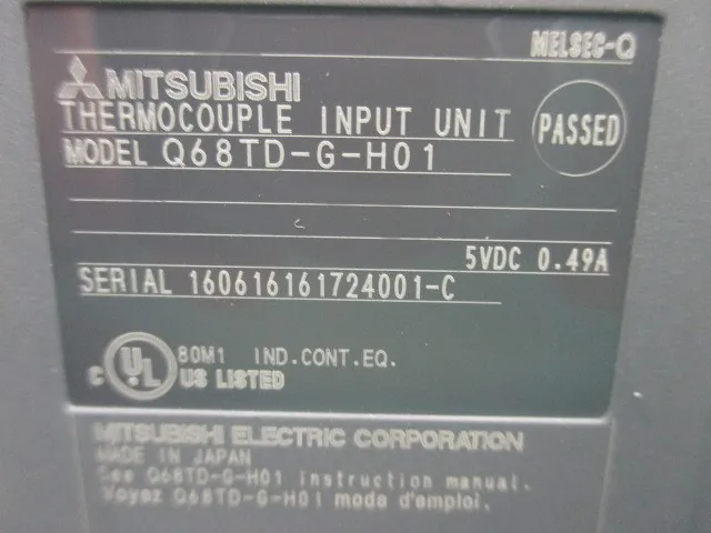 미쓰비시 전기 Q68TD-G-H01 시퀀서 (PLC) (채널 간 절연 열전대 입력 유닛) 상세 이미지 - ASKINDEX 코리아