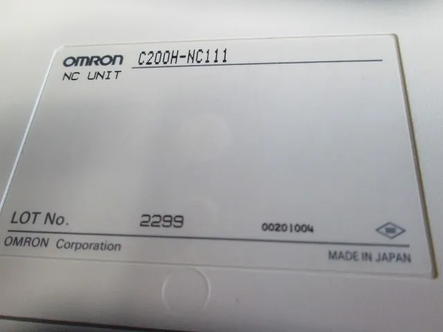 오므론 C200H-NC111 시퀀서(PLC) 상세 이미지 - ASKINDEX 코리아