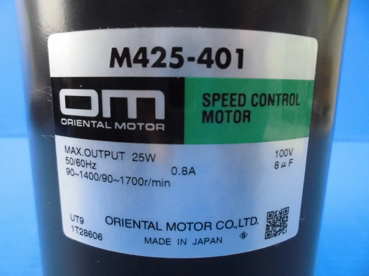 오리엔탈 모터 M425-401 속도 제어 모터 상세 이미지 - ASKINDEX 코리아