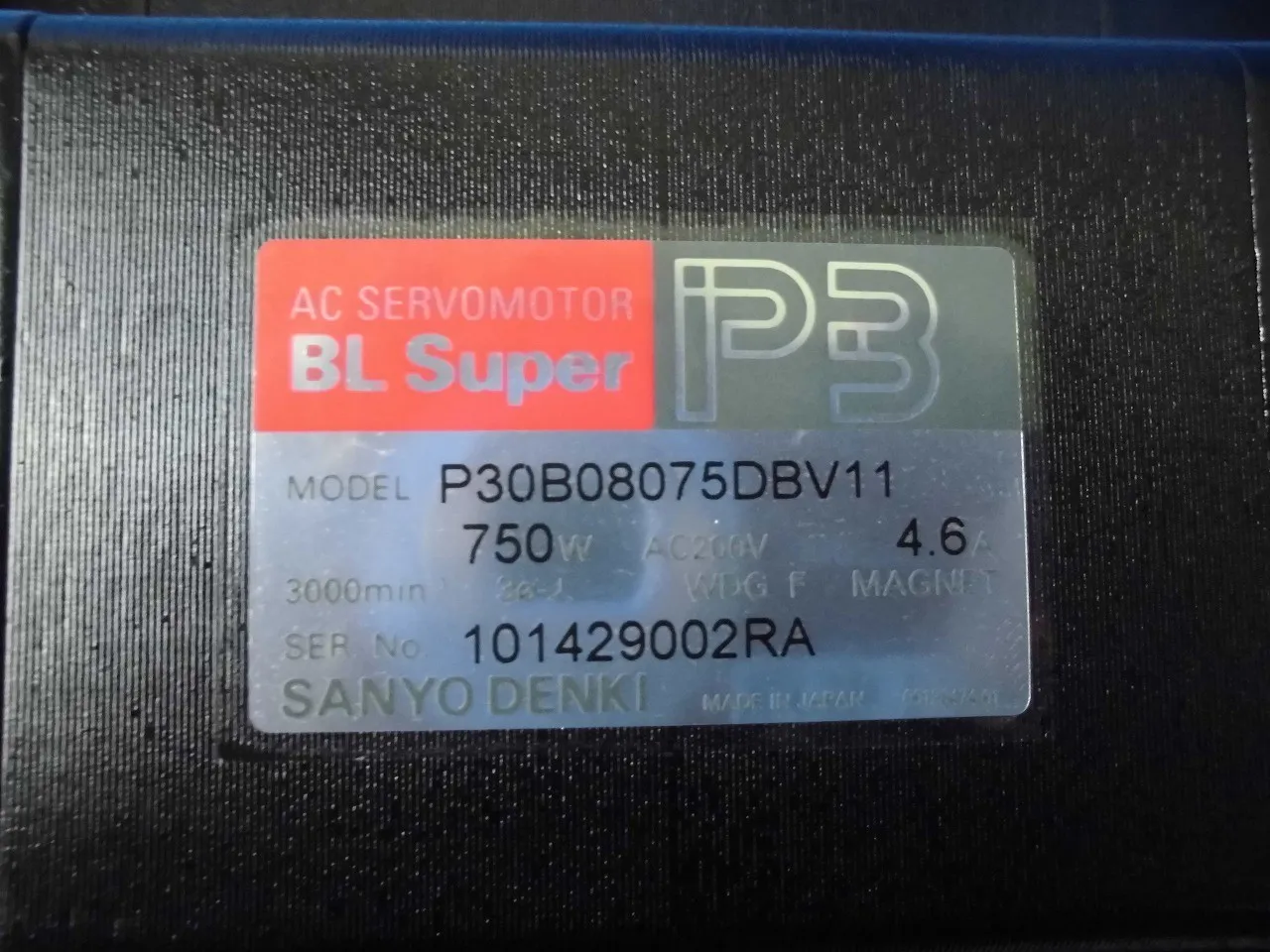 Sanyo Denki P30B08075DBV11 AC servo motor Detail Image - ASKINDEX Korea