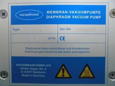 Vacuum Brand MD 4T diaphragm pump Detail Image - ASKINDEX Korea