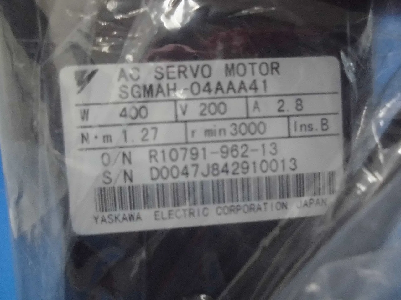 야스카와 전기 SGMAH-04AAA41 AC 서보 모터 상세 이미지 - ASKINDEX 코리아