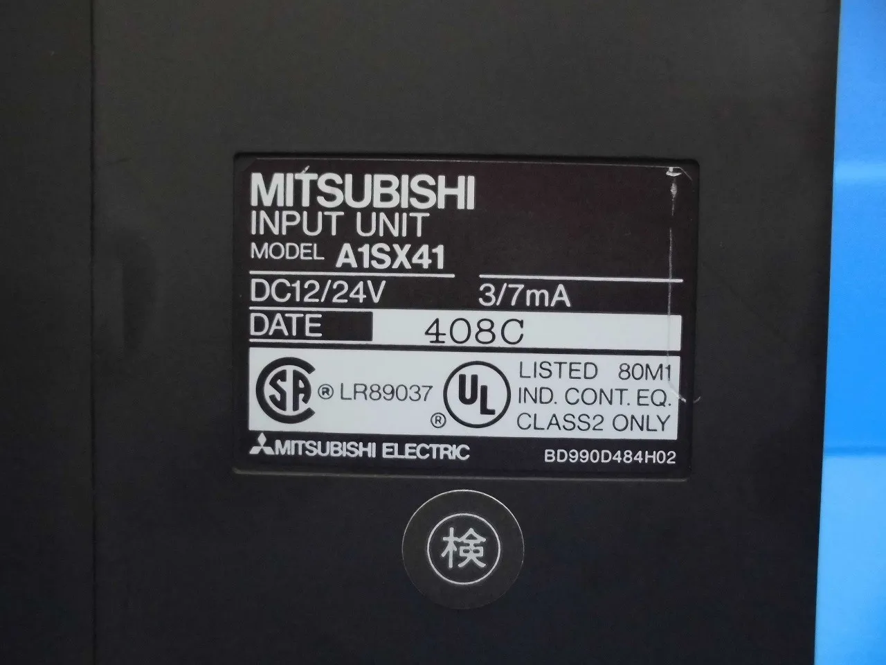 미쓰비시 전기 A1SX41 시퀀서(PLC) 상세 이미지 - ASKINDEX 코리아