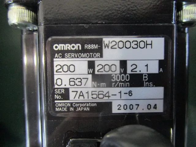 오므론 R88M-W20030H AC 서보 모터 상세 이미지 - ASKINDEX 코리아