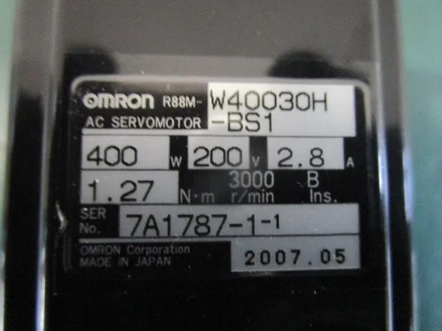 오므론 R88M-W40030H-BS1 AC 서보 모터 상세 이미지 - ASKINDEX 코리아