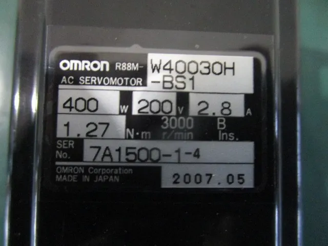 오므론 R88M-W40030H-BS1 AC 서보 모터 상세 이미지 - ASKINDEX 코리아