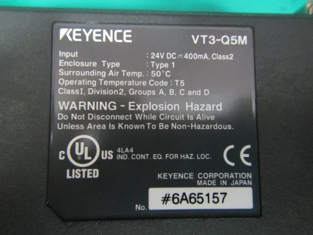 Keyence VT3-Q5M 터치 패널 NG 상세 이미지 - ASKINDEX 코리아