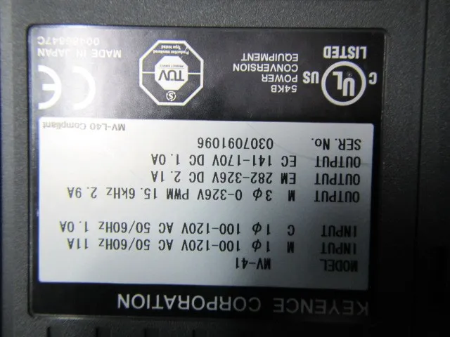 Keyence MV-41 서보 앰프 상세 이미지 - ASKINDEX 코리아