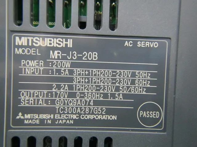 미쓰비시 MR-J3-20B 서보 앰프 상세 이미지 - ASKINDEX 코리아