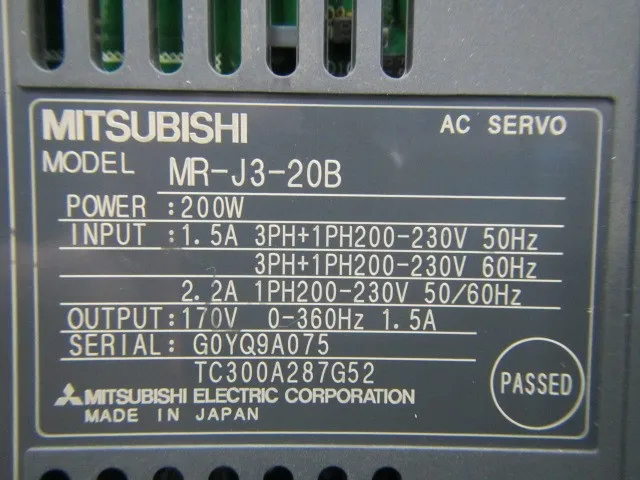 미쓰비시 MR-J3-20B 서보 앰프 상세 이미지 - ASKINDEX 코리아