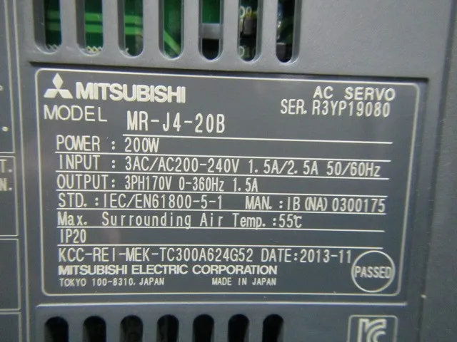 미쓰비시 MR-J4-20B AC 서보 드라이버 상세 이미지 - ASKINDEX 코리아