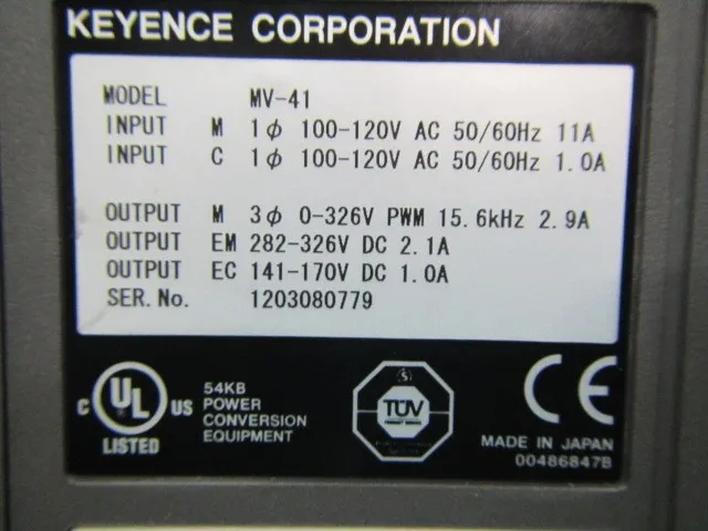 Keyence MV-41 서보 앰프 상세 이미지 - ASKINDEX 코리아