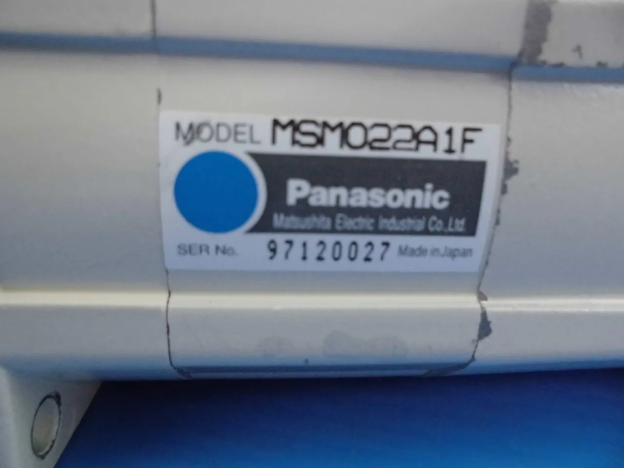 파나소닉 MSM022A1F AC 서보 모터 상세 이미지 - ASKINDEX 코리아
