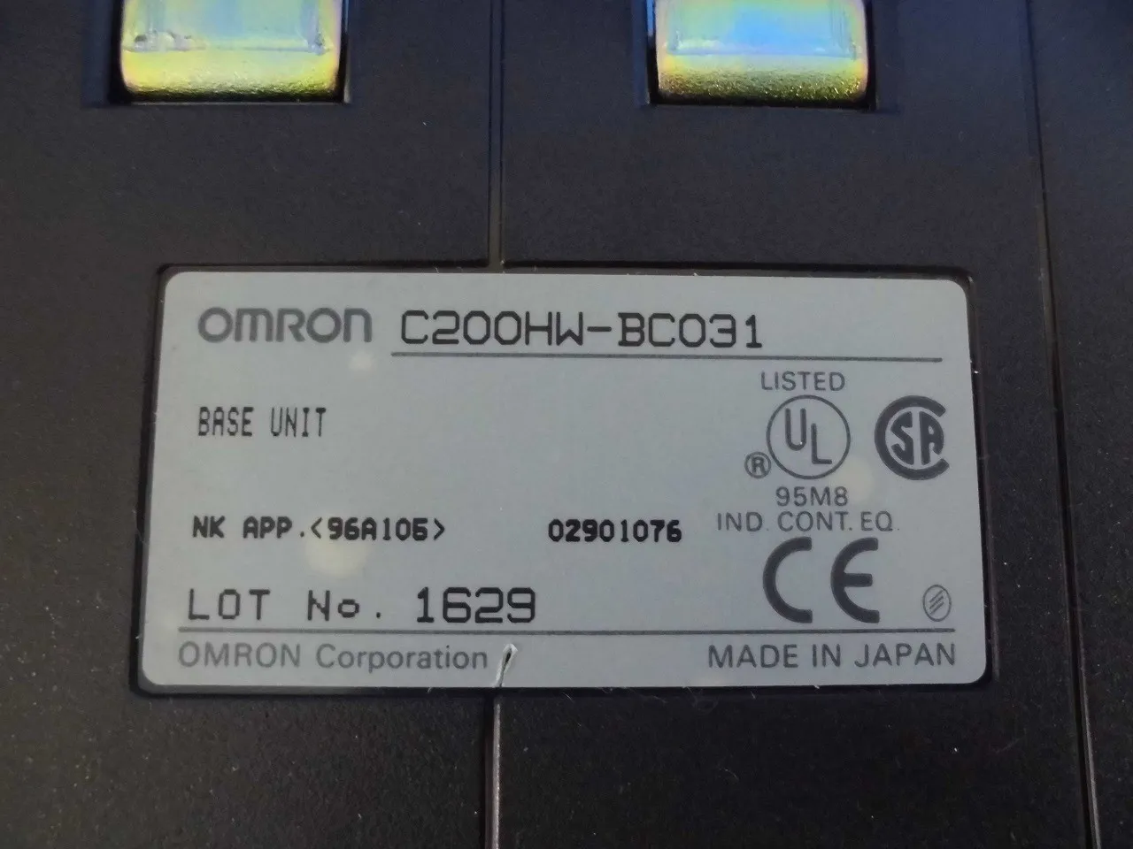 오므론 C200HW-BC031 PLC 시퀀서 (베이스 유닛) 상세 이미지 - ASKINDEX 코리아