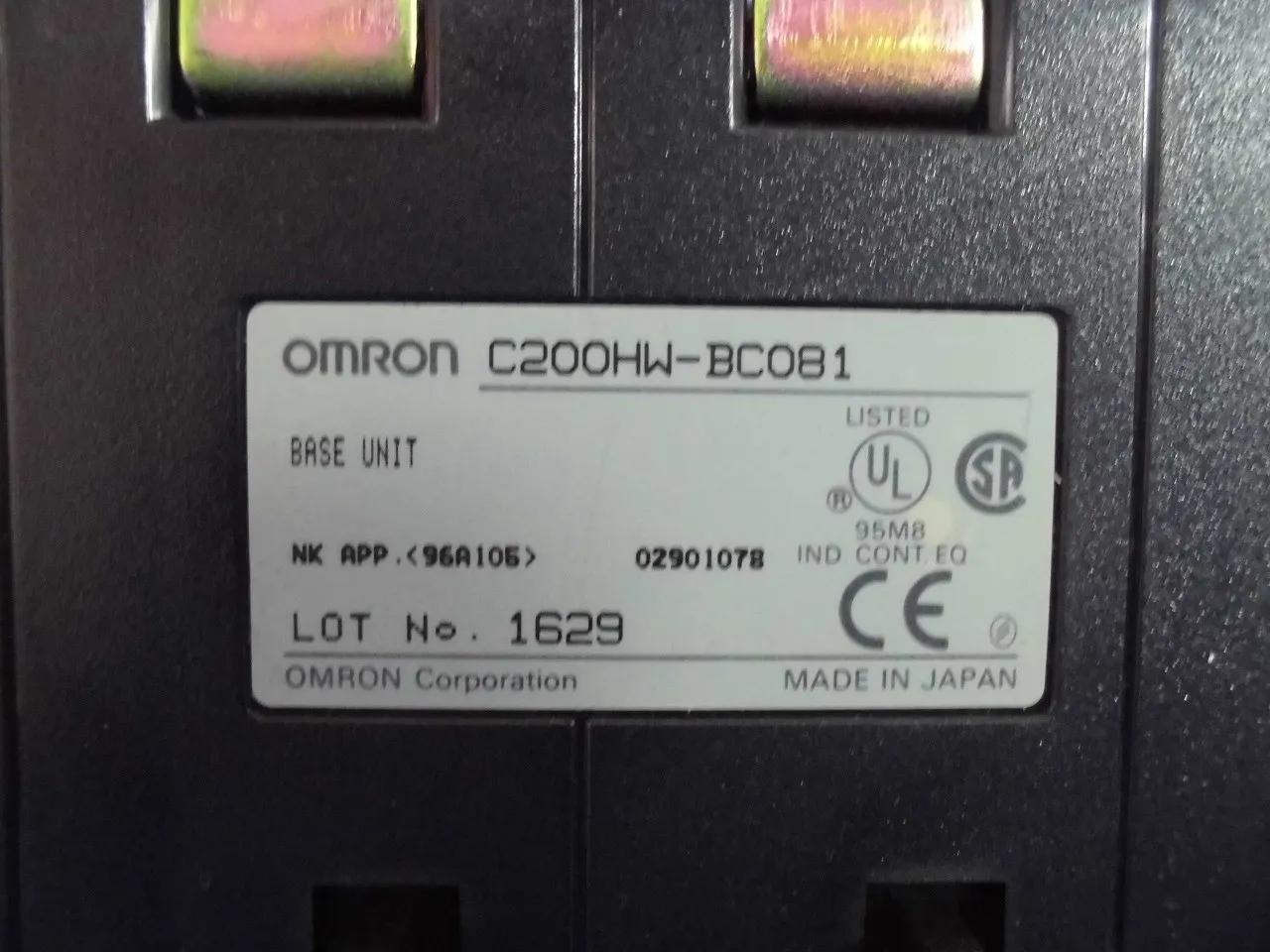 오므론 C200HW-BC081 PLC 시퀀서 (베이스 유닛) 상세 이미지 - ASKINDEX 코리아
