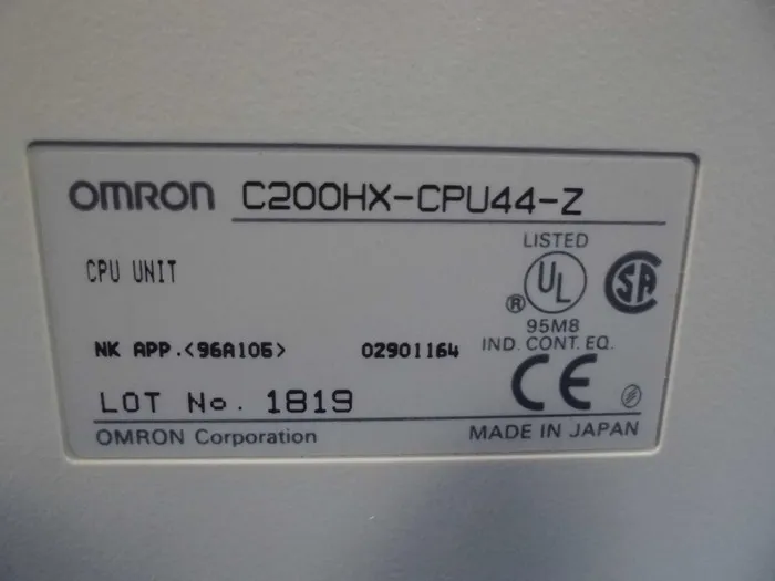 오므론 C200HX-CPU44-Z 시퀀서(PLC) 상세 이미지 - ASKINDEX 코리아