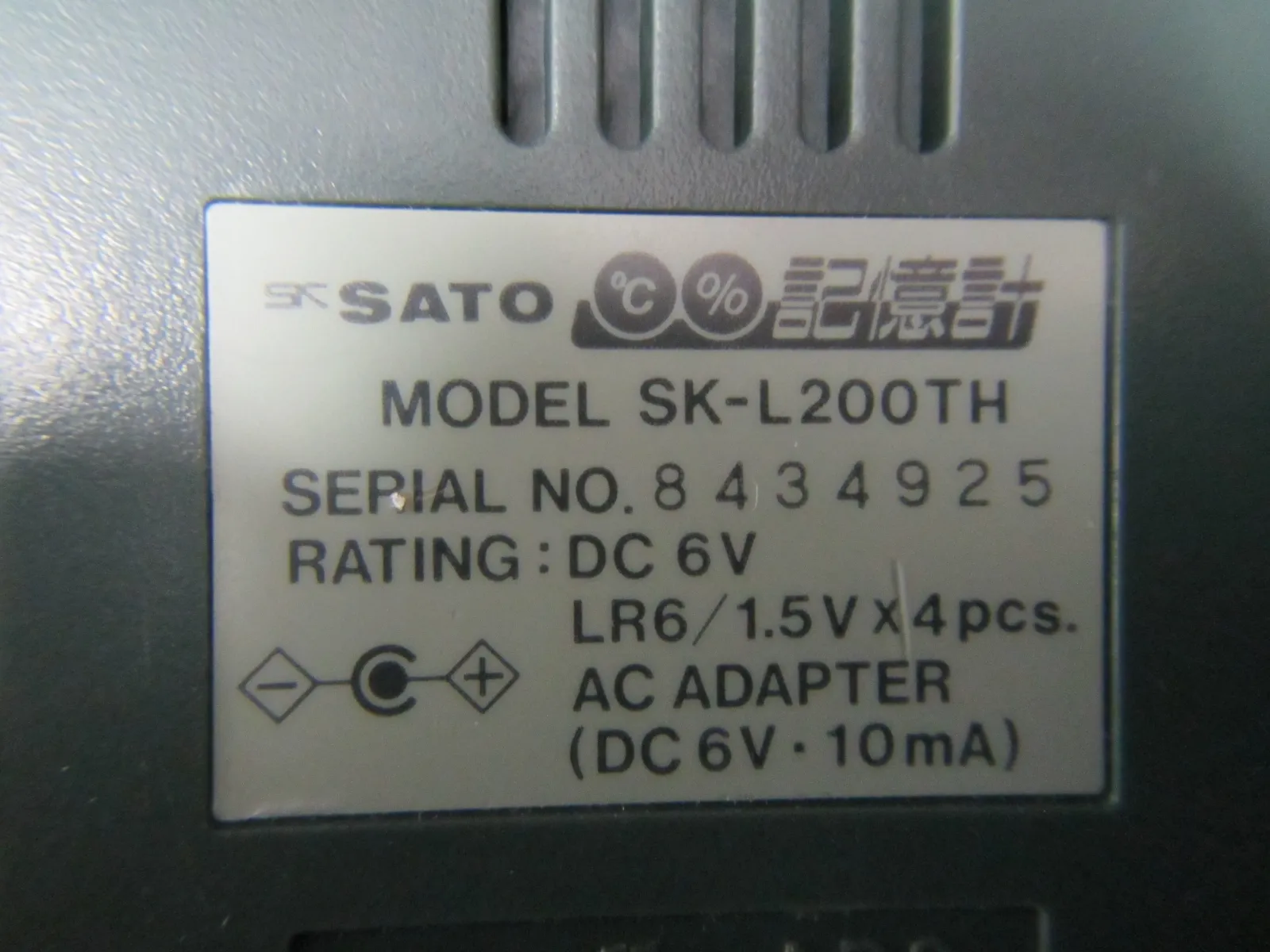 Sato Measuring Instrument Manufacturing Co., Ltd. SK-L200TH Temperature and humidity recorder Detail Image - ASKINDEX Korea