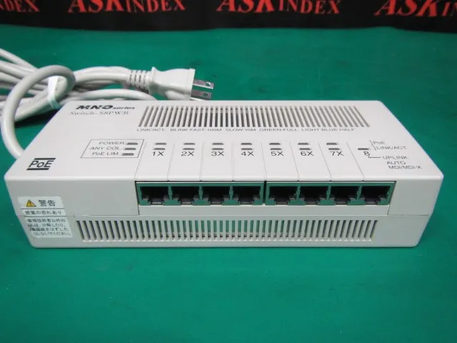 파나소닉 Switch-S8PWR 스위칭 허브 상세 이미지 - ASKINDEX 코리아