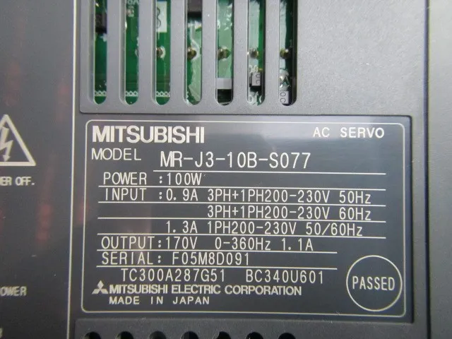 미쓰비시 MR-J3-10B-S077 AC 서보 앰프 상세 이미지 - ASKINDEX 코리아