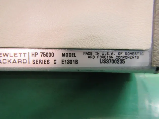 휴렛 패커드 HP75000 SeriesC 데이터 수집 시스템 상세 이미지 - ASKINDEX 코리아