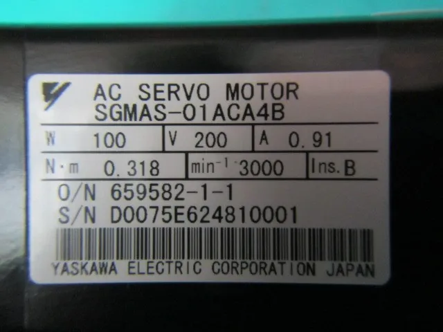 야스카와 전기 SGMAS-01ACA4B AC 서보 모터 상세 이미지 - ASKINDEX 코리아