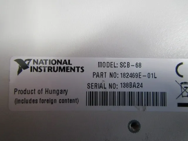 National Instruments SCB-68 Terminal block (68-pin shielded disc top) Detail Image - ASKINDEX Korea