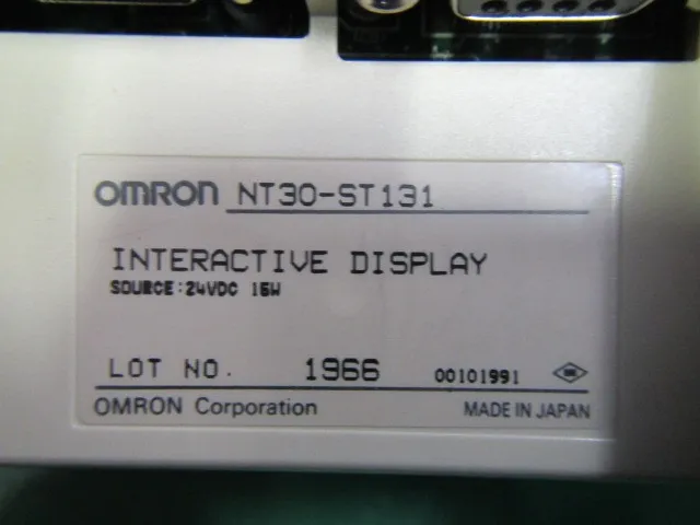 Omron NT30-ST131 touch panel Detail Image - ASKINDEX Korea