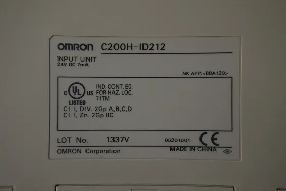 오므론 C200H-ID212 PLC I/O 유닛 상세 이미지 - ASKINDEX 코리아