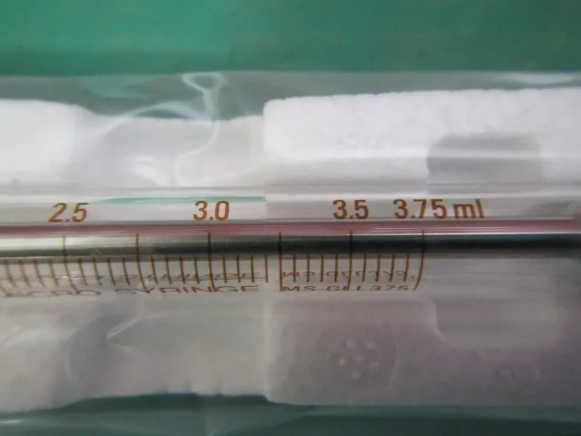 Ito Manufacturing MS-GLL375 Syringe Detail Image - ASKINDEX Korea