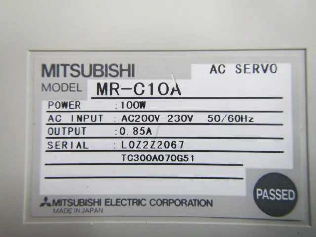 미쓰비시 MR-C10-A AC 서보 드라이버 상세 이미지 - ASKINDEX 코리아