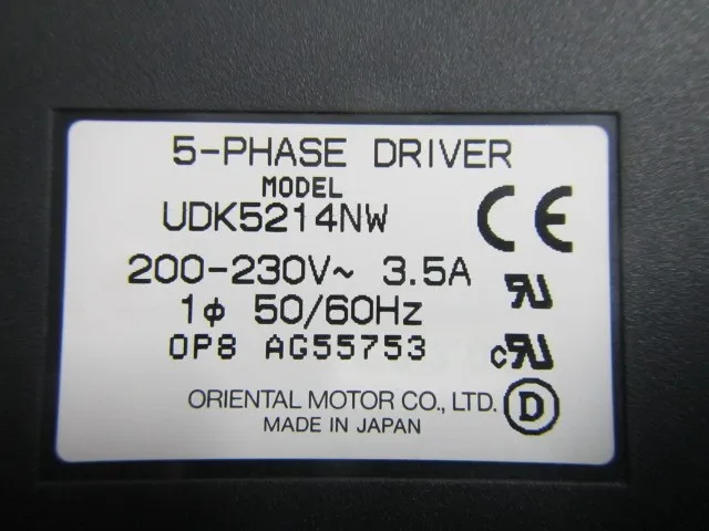 Oriental Motor UDK5214NW Stepping driver Detail Image - ASKINDEX Korea
