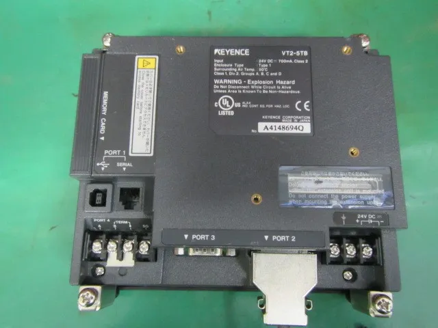 Keyence VT2-5TB 터치 패널 상세 이미지 - ASKINDEX 코리아