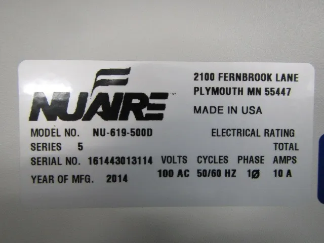 NuAire.Inc NU-619-500D 푸시 풀 공기 흐름 시스템 상세 이미지 - ASKINDEX 코리아